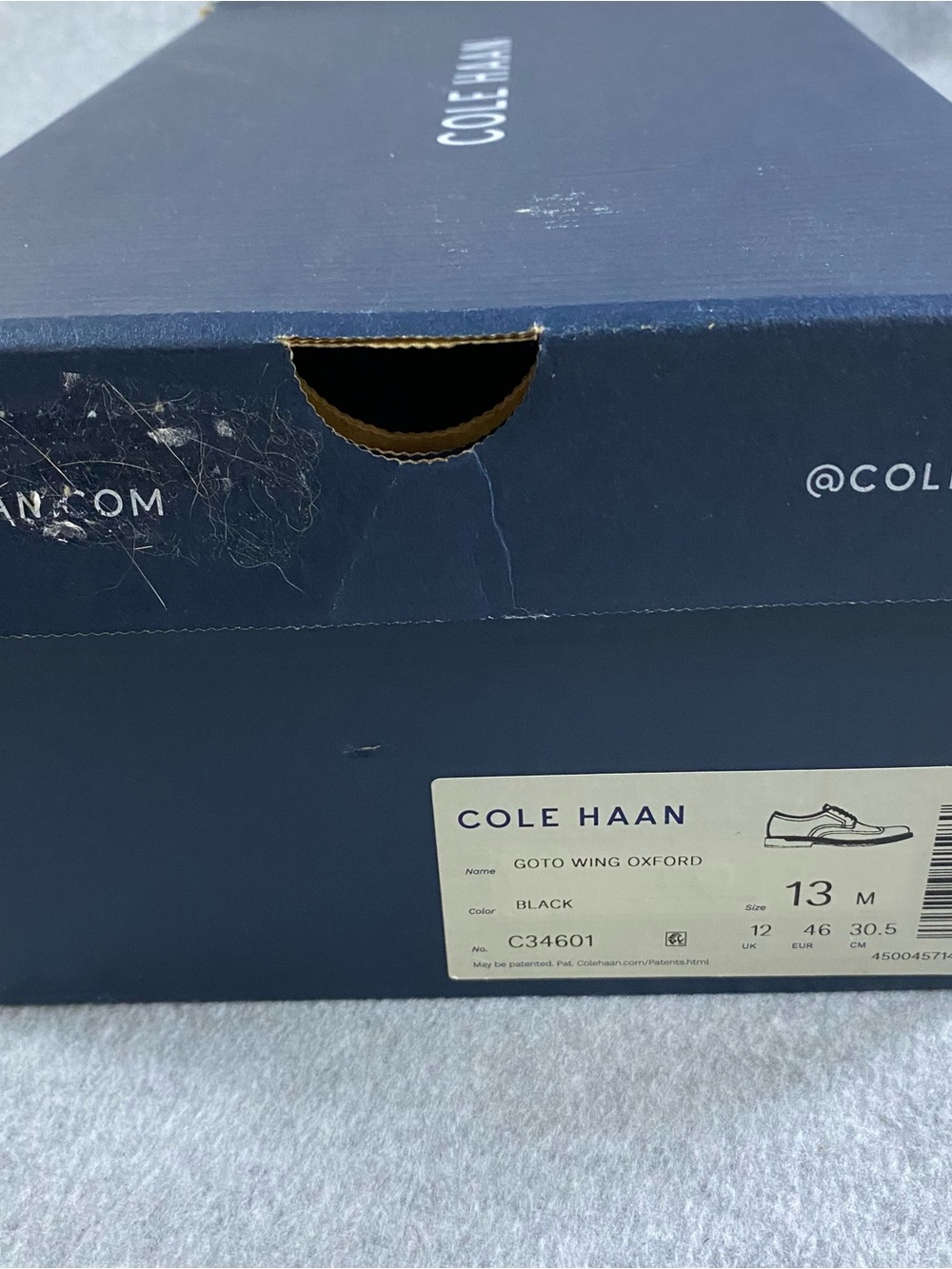 Cole Haan Go To Wing Oxford Men’s 13 Black Grand 360 Leather Dress Shoes - Picture 9 of 11